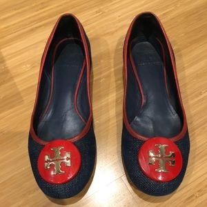 Tory Burch denim flats